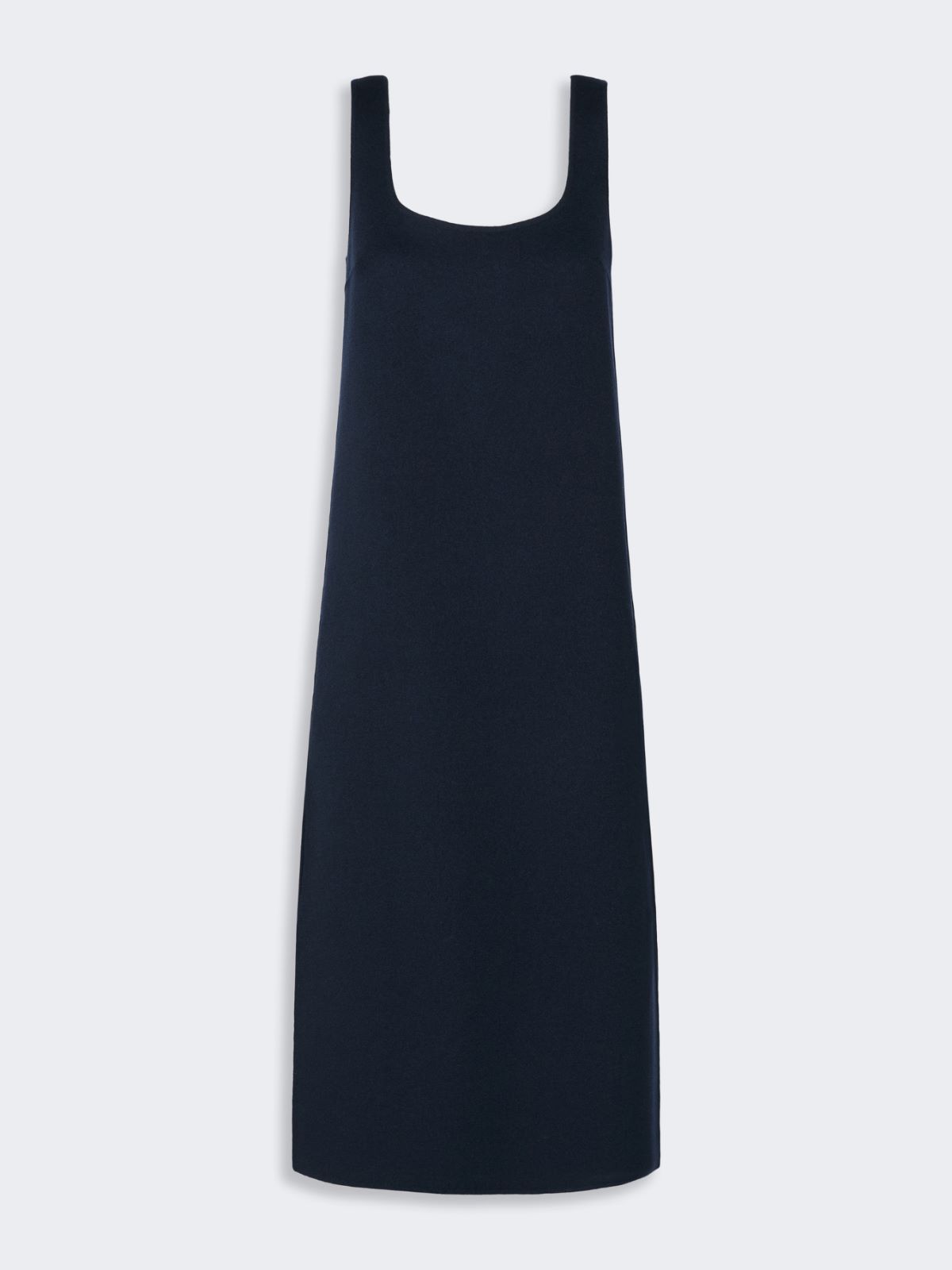 Wool-blend drap midi dress - MIDNIGHTBLUE - Max Mara - 4