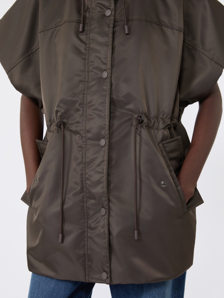 Water-repellent twill padded gilet - MUD - Max Mara - 5