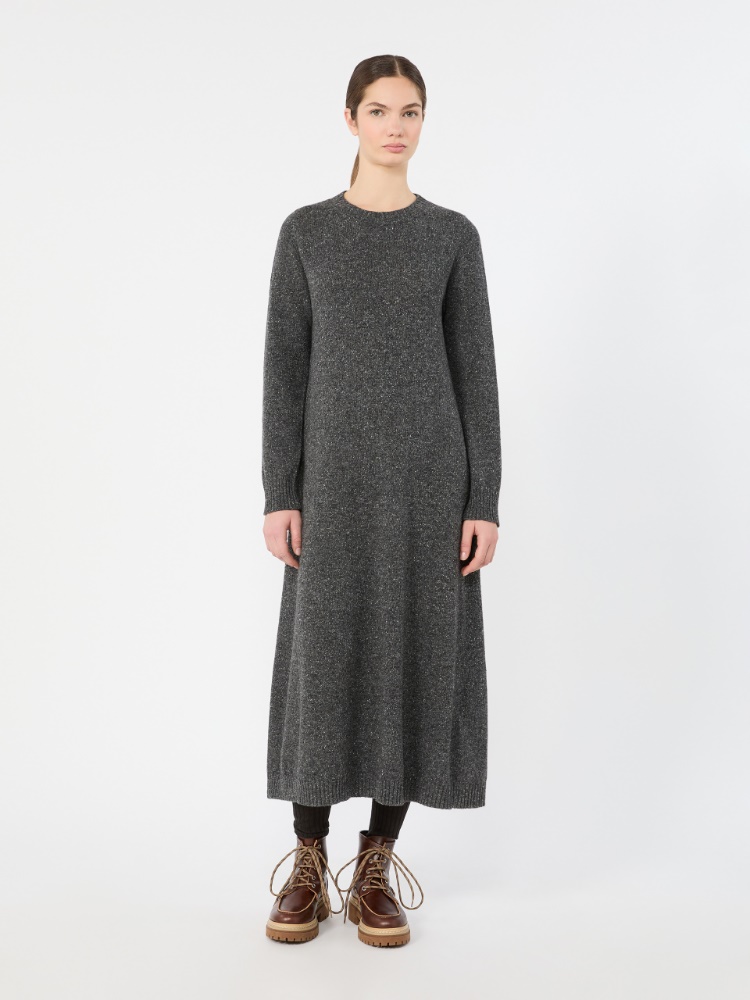 Dress in wool-blend tweed - DARK GREY - Max Mara - 2