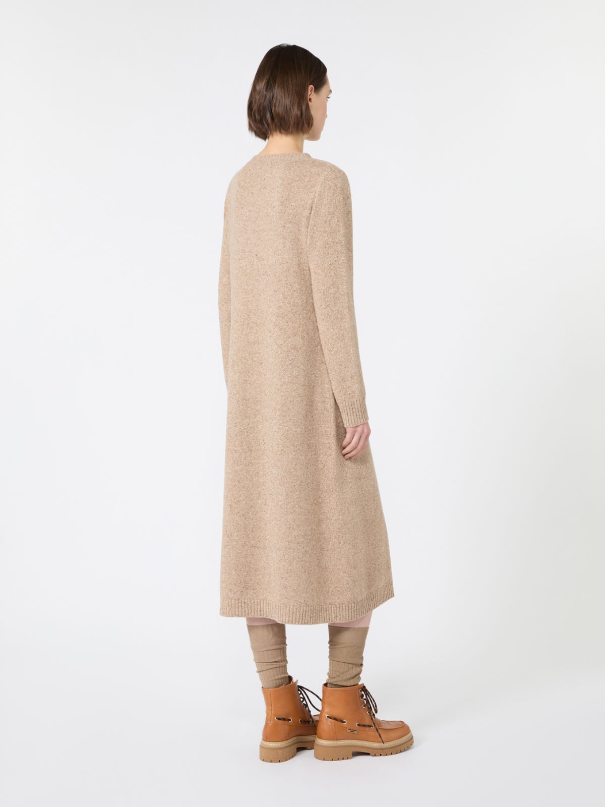 Dress in wool-blend tweed - BEIGE - Max Mara - 3