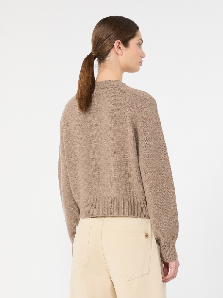 옴브로사 버진울 가디건 - HAZELNUT BROWN - Max Mara - 3