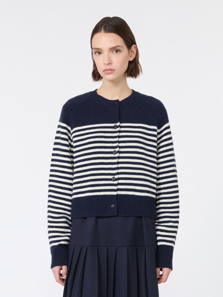 Cardigan in filato di lana - BLU - Max Mara - 2