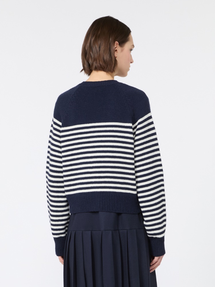 Cardigan in filato di lana - BLU - Max Mara - 3