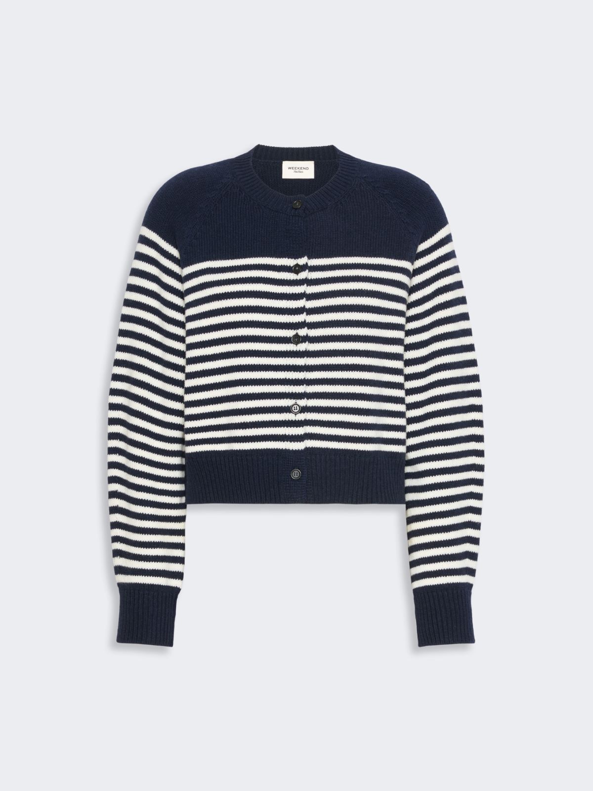 Cardigan in filato di lana - BLU - Max Mara - 5