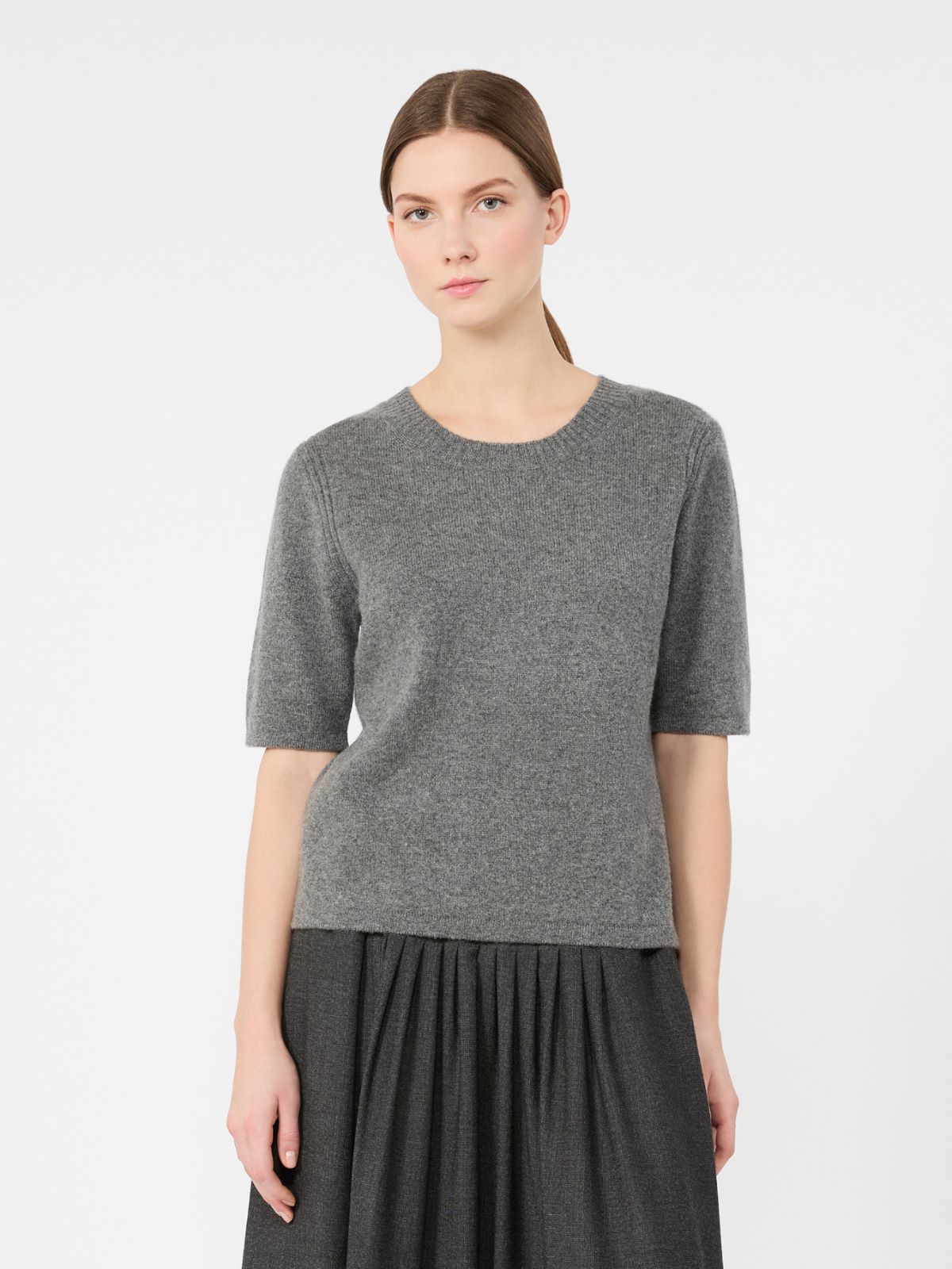 Cashmere yarn jumper - DARK GREY - Max Mara - 2