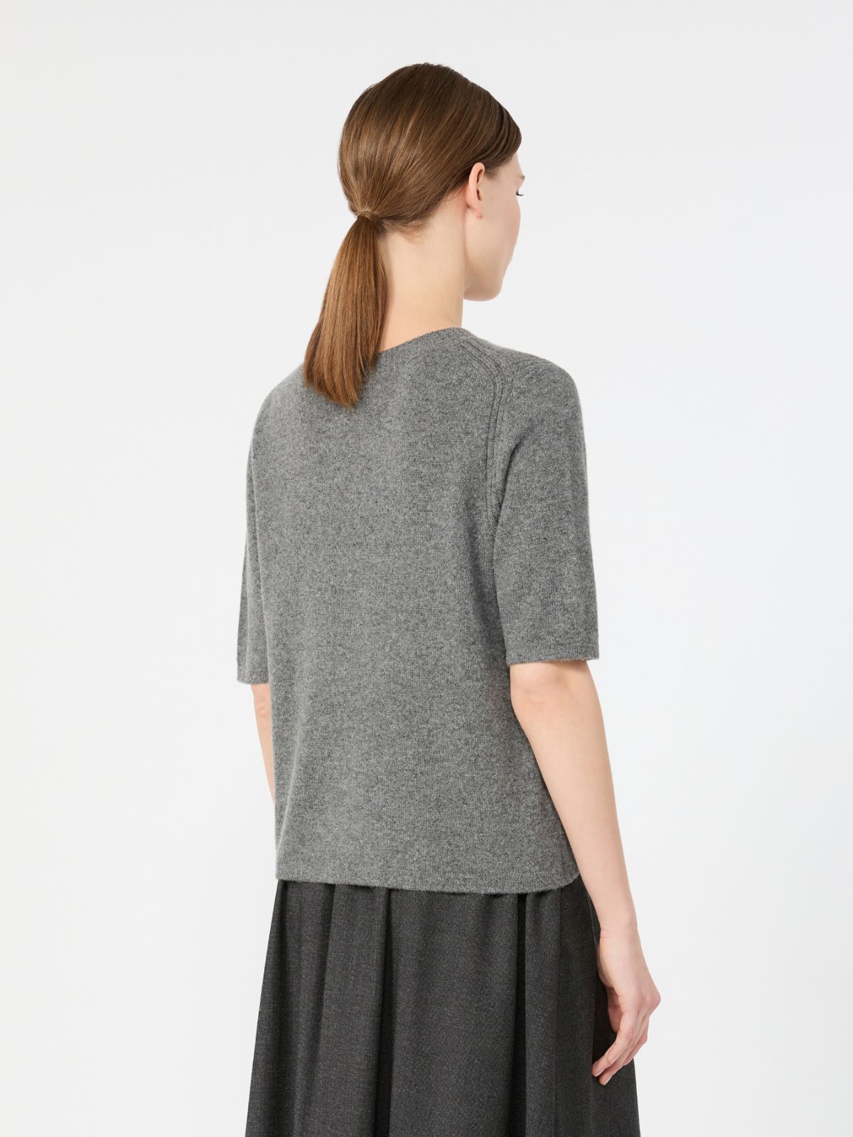 Cashmere yarn jumper - DARK GREY - Max Mara - 3