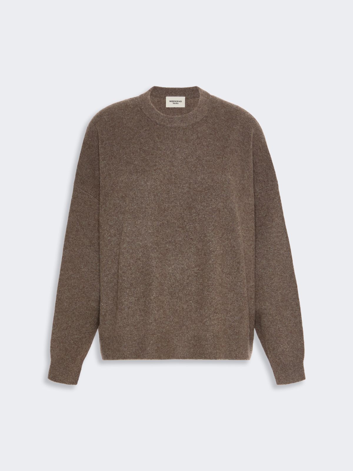 Cashmere yarn crew-neck jumper - MARRON GLACE' - Max Mara - 5