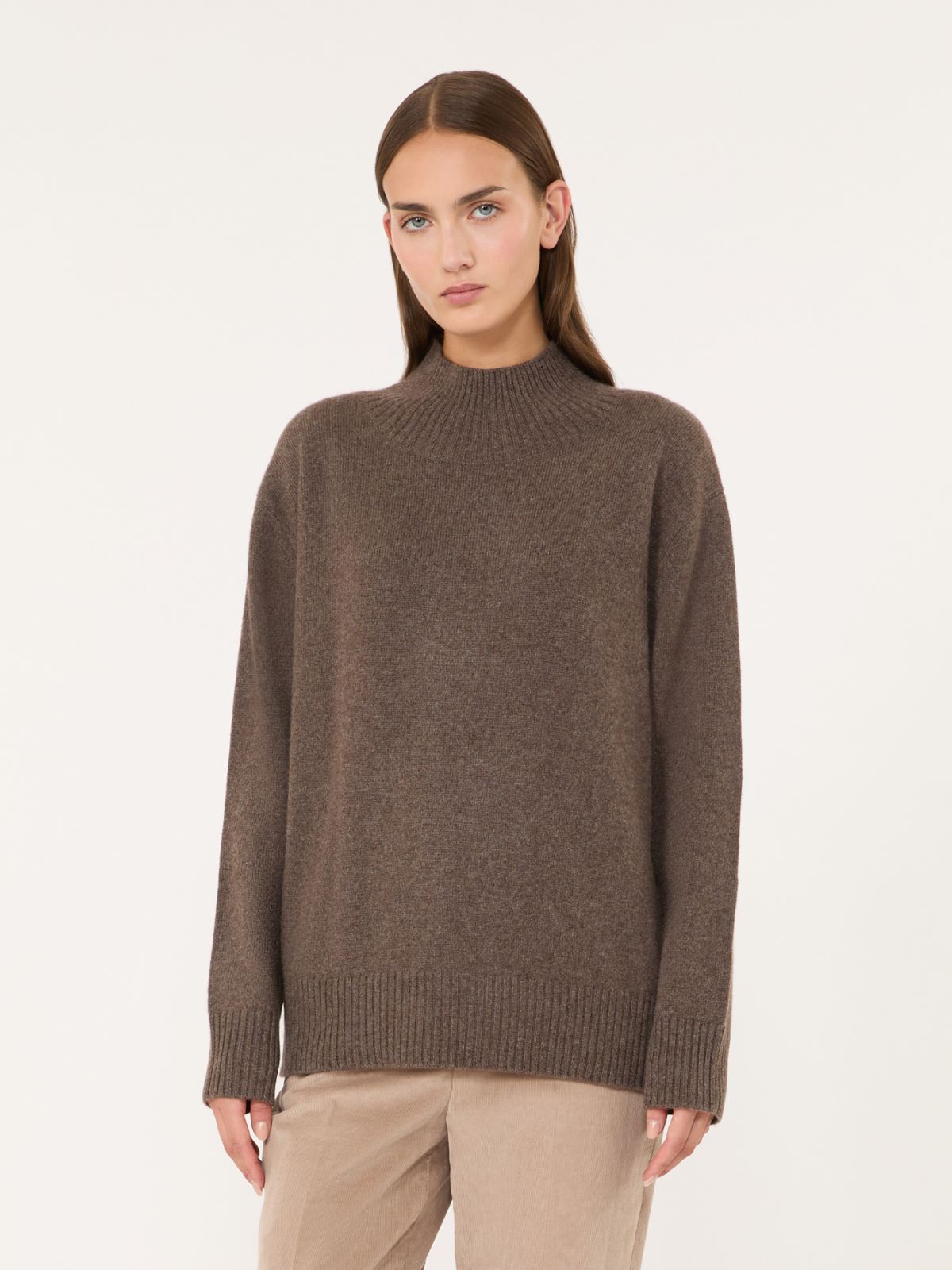 Cashmere turtleneck sweater - MARRON GLACE' - Max Mara - 2