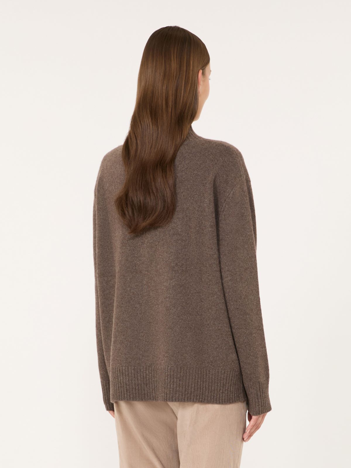 Cashmere turtleneck sweater - MARRON GLACE' - Max Mara - 3