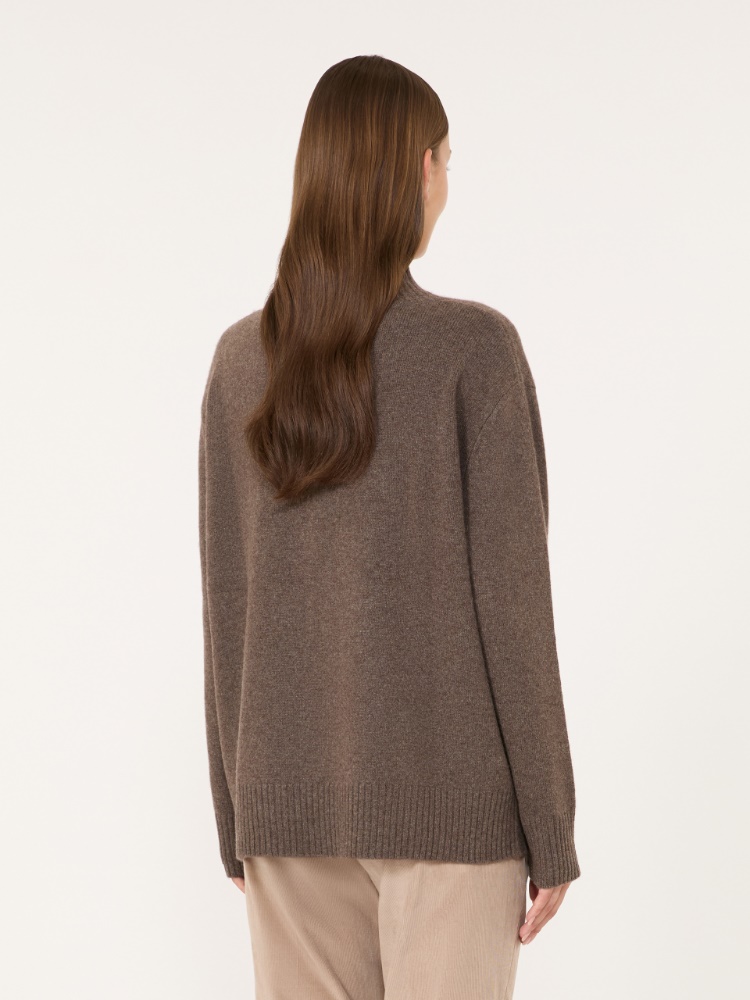 Cashmere turtleneck sweater - MARRON GLACE' - Max Mara - 3
