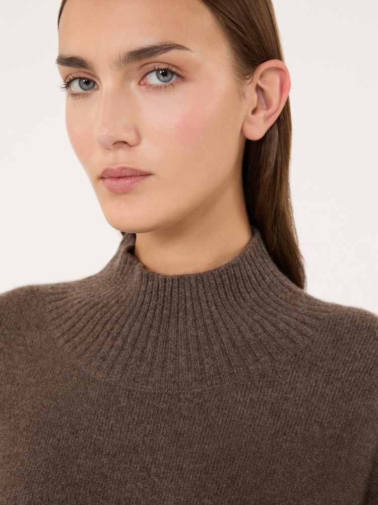 Cashmere turtleneck sweater - MARRON GLACE' - Max Mara - 5