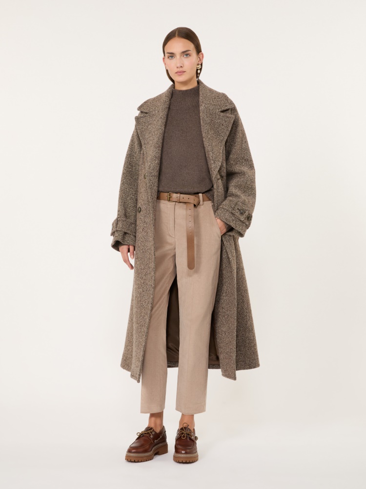 Cashmere turtleneck sweater - MARRON GLACE'