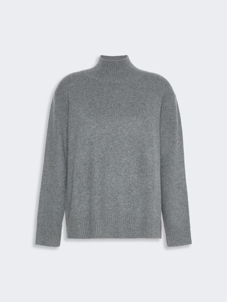 Cashmere turtleneck sweater - DARK GREY - Max Mara - 5