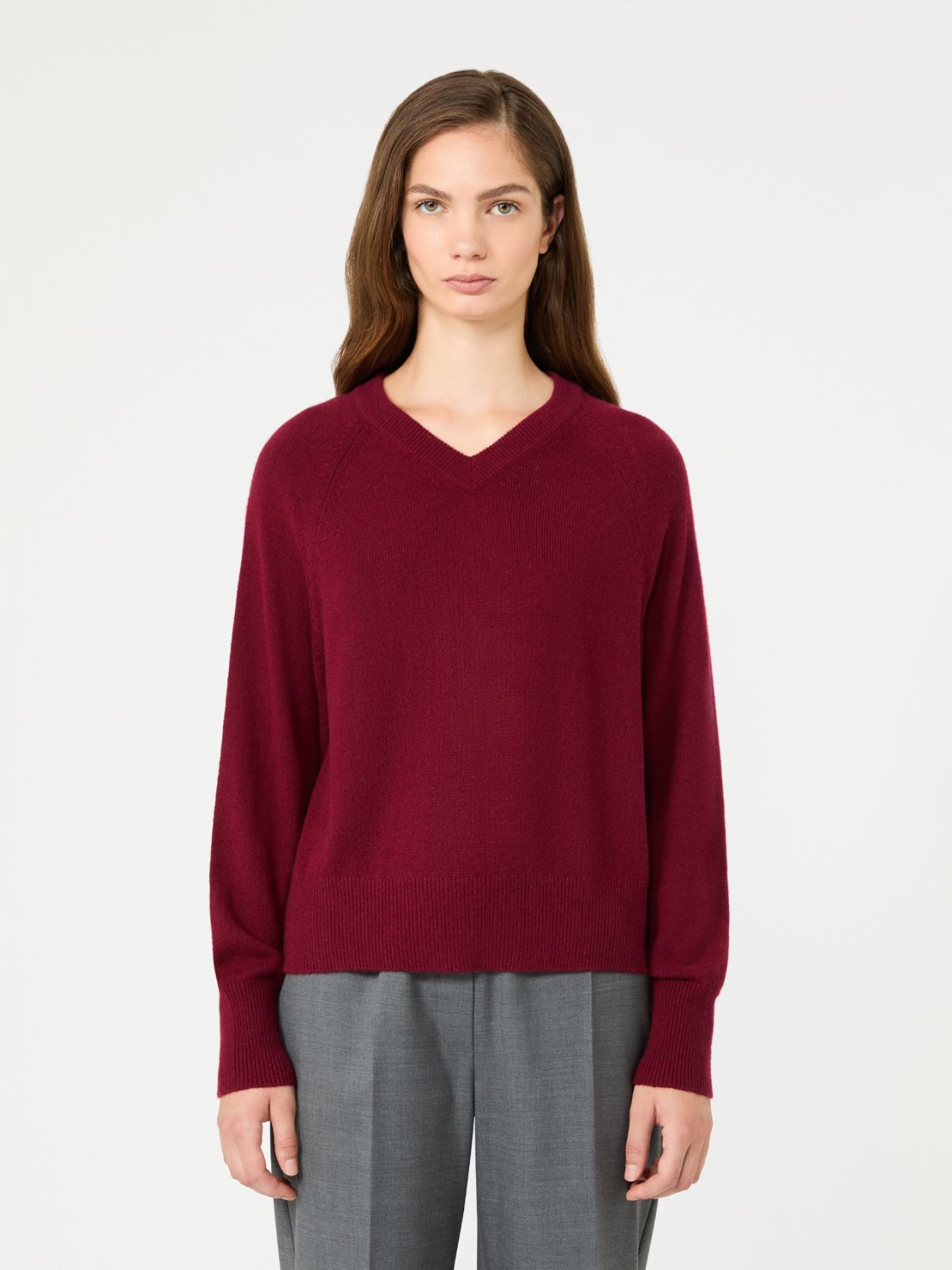 Cashmere sweater - BORDEAUX - Max Mara - 2