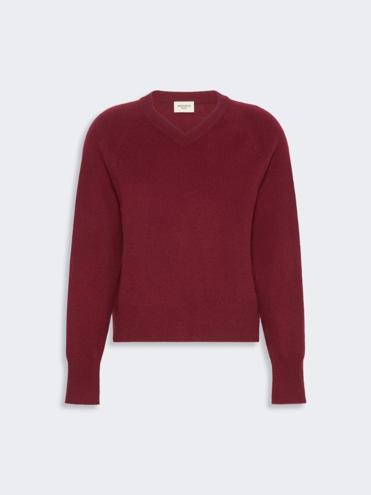 Cashmere sweater - BORDEAUX