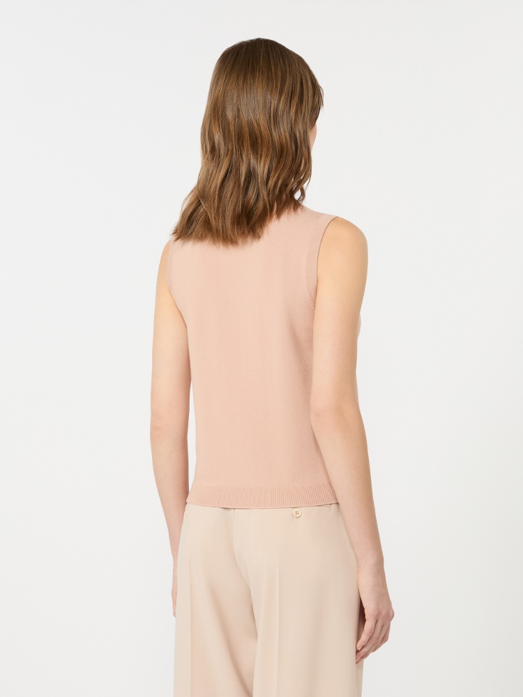 Stretch viscose sweater - PINK - 3