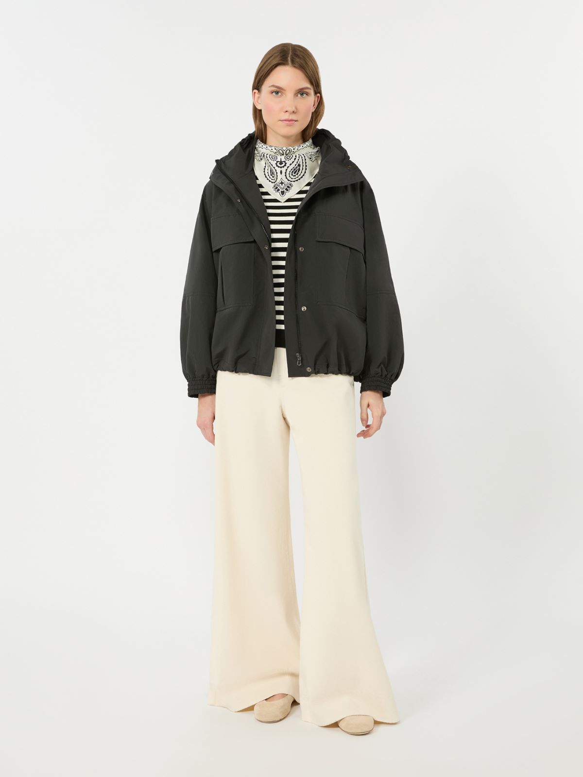 Stockinette-stitched viscose yarn sweater + BLACK - Max Mara