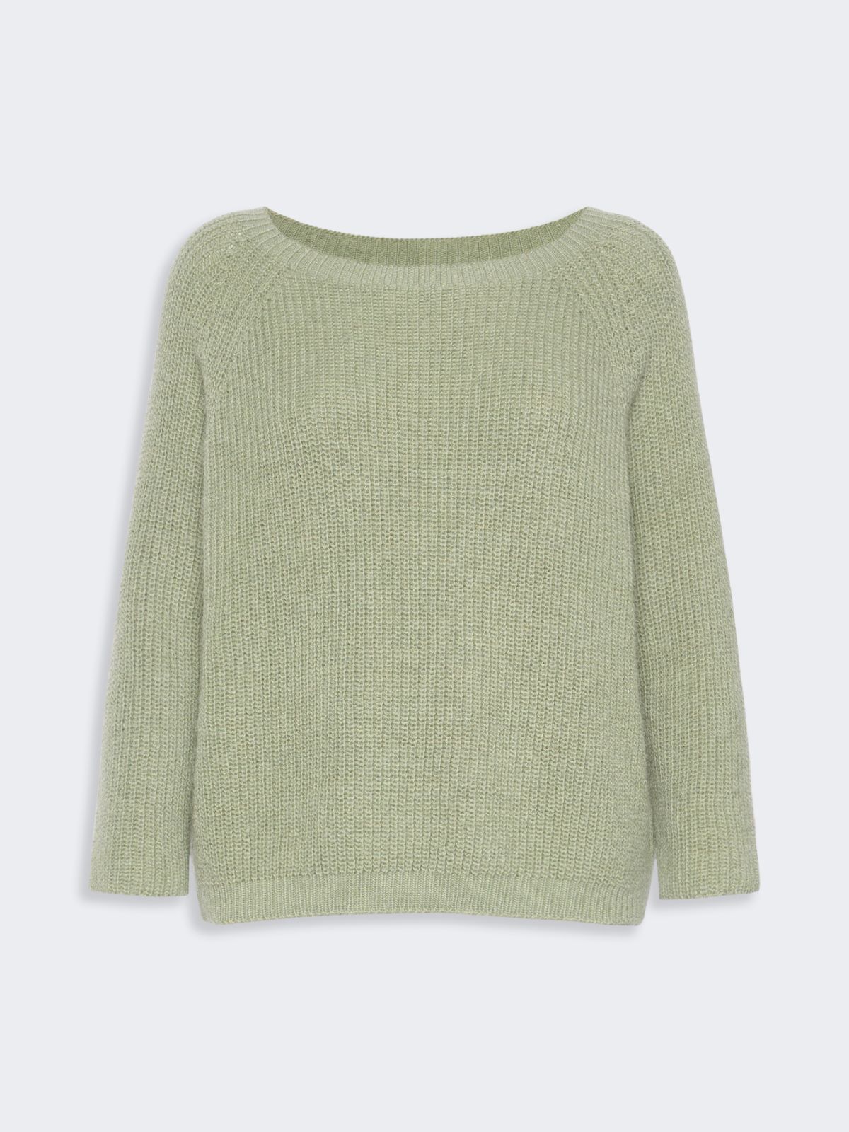 Maglia in filato di misto mohair - VERDE SALVIA - Max Mara - 5