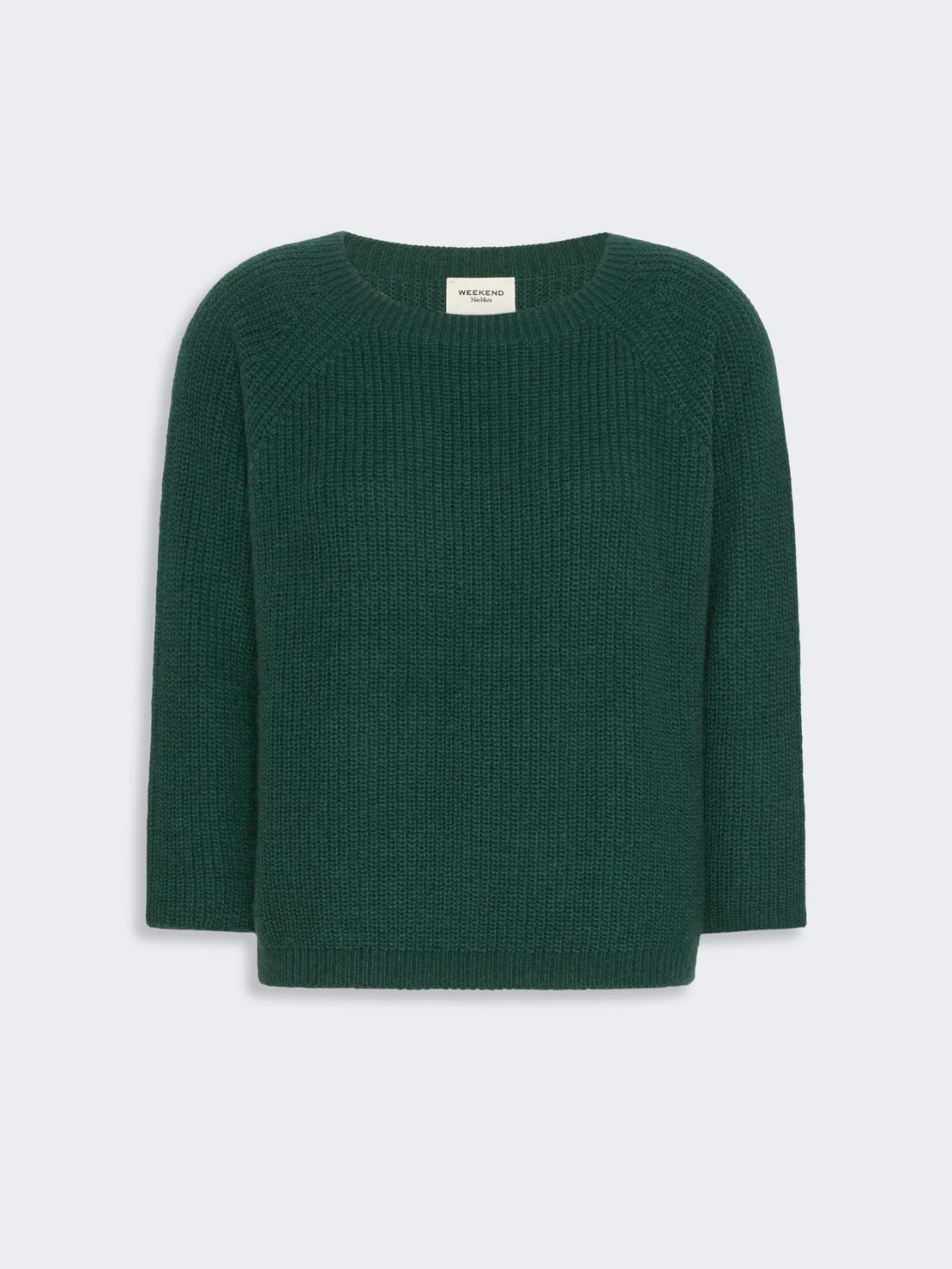Pull en fil de mohair mélangé - VERT FONCE' - Max Mara - 5