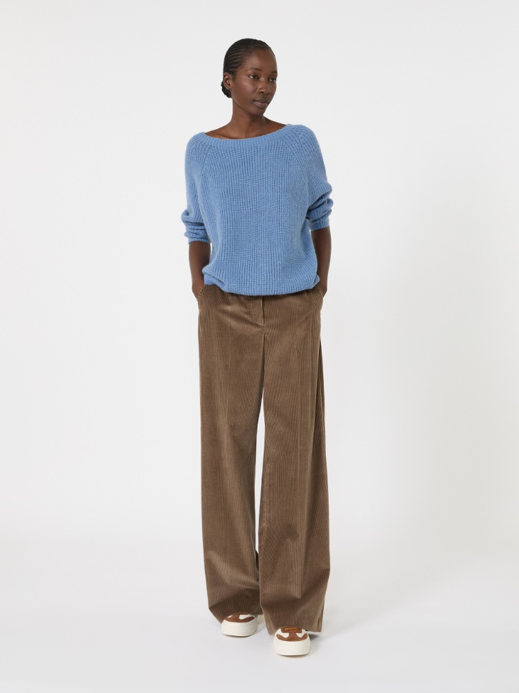 Mohair blend knit jumper - LIGHT BLUE - Max Mara