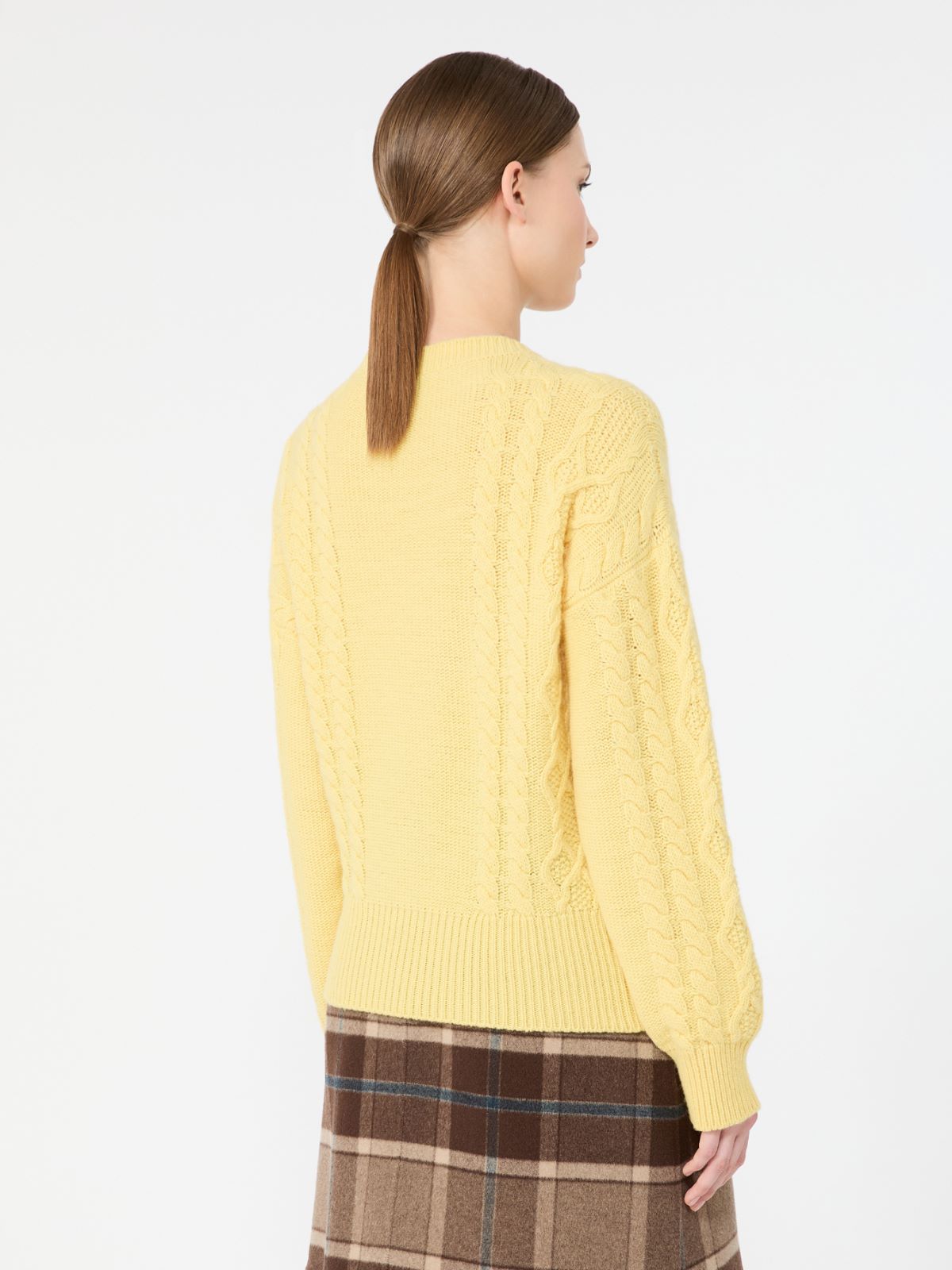 Maglia in filato di lana a trecce - MIELE - Max Mara - 3