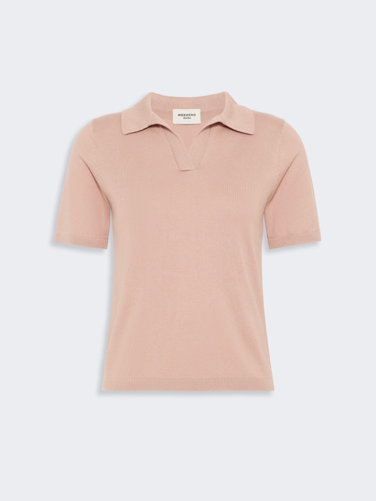 Silk and cotton yarn sweater - PINK