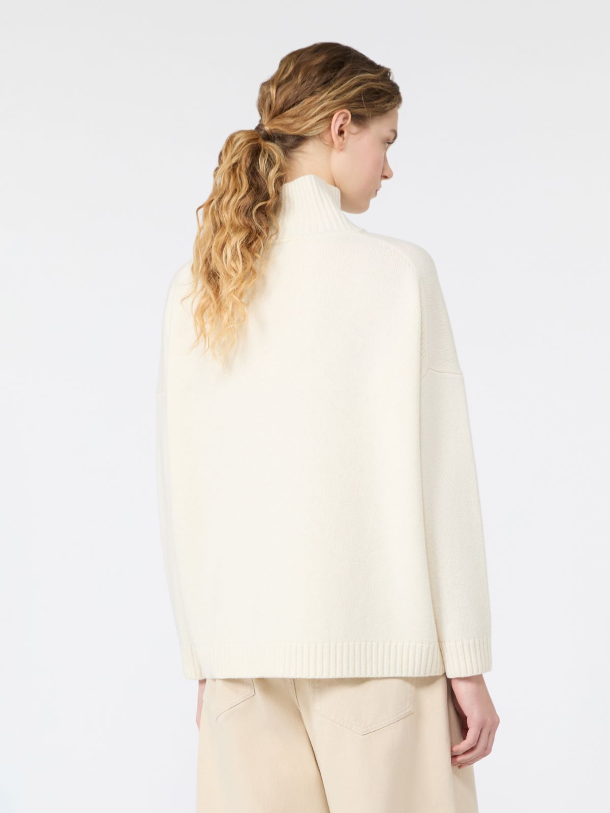 Dolcevita in filato di lana - AVORIO - Max Mara - 3