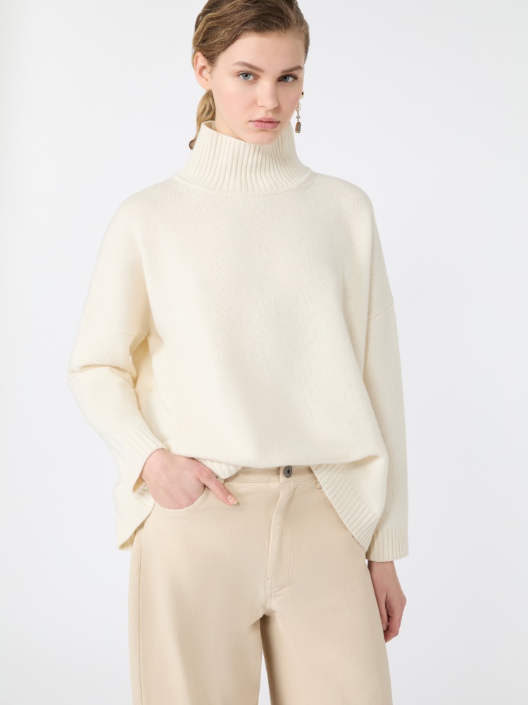 Dolcevita in filato di lana - AVORIO - Max Mara - 4