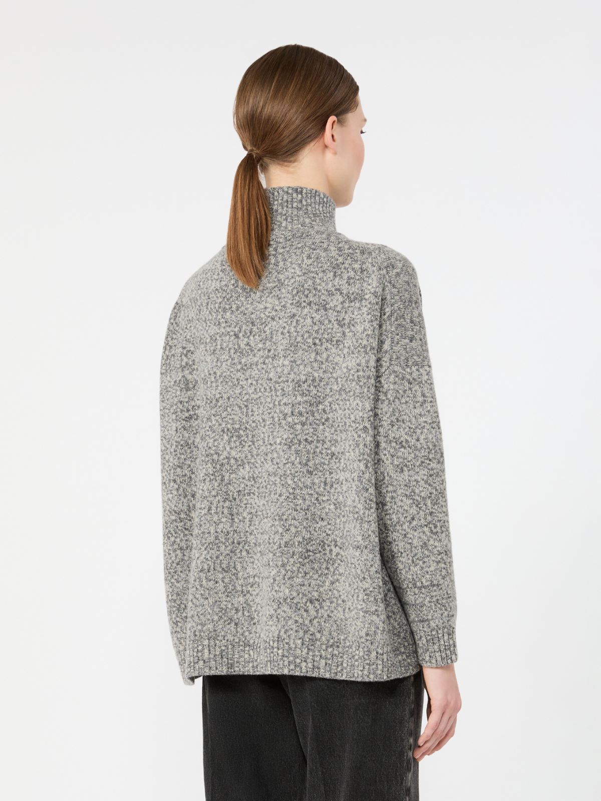 Dolcevita in filato di lana - GRIGIO MEDIO - Max Mara - 3