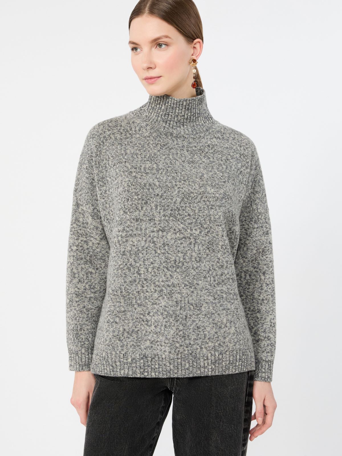 Dolcevita in filato di lana - GRIGIO MEDIO - Max Mara - 4