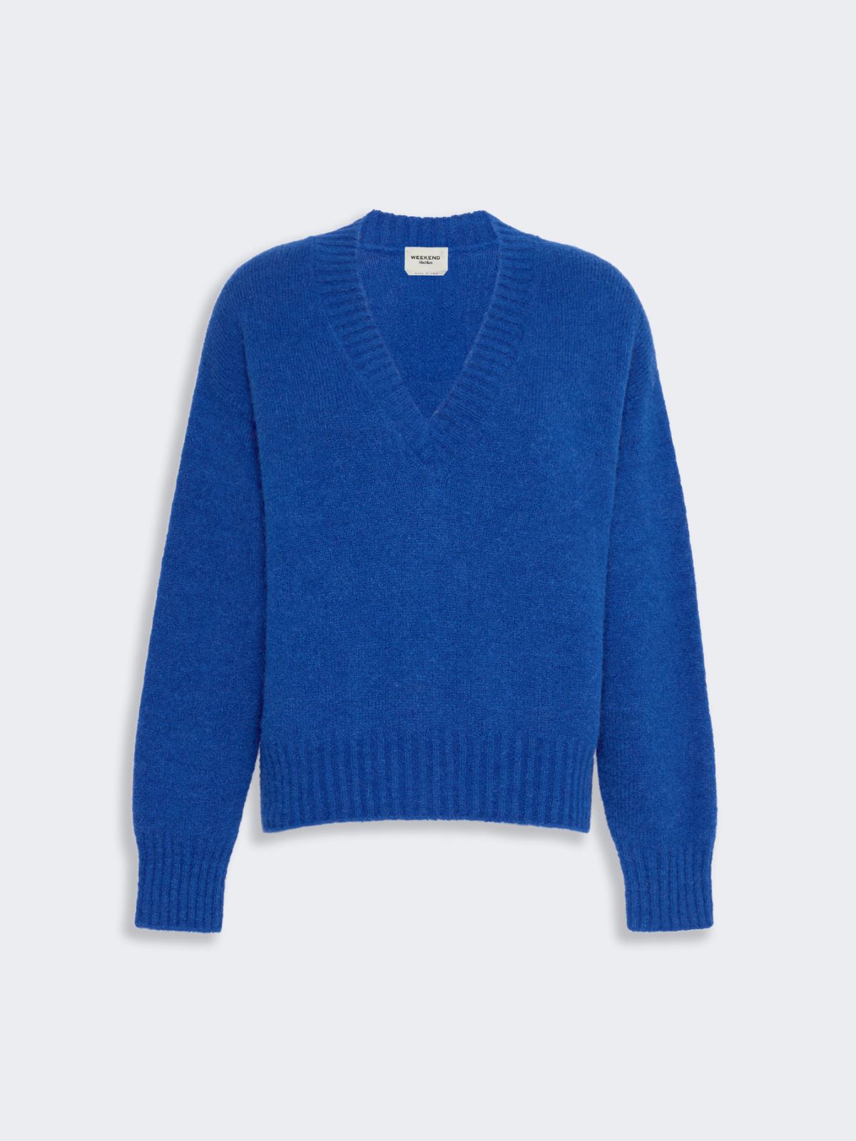 Sweter z przędzy alpaki i bawełny - CHABROWY - Max Mara - 5