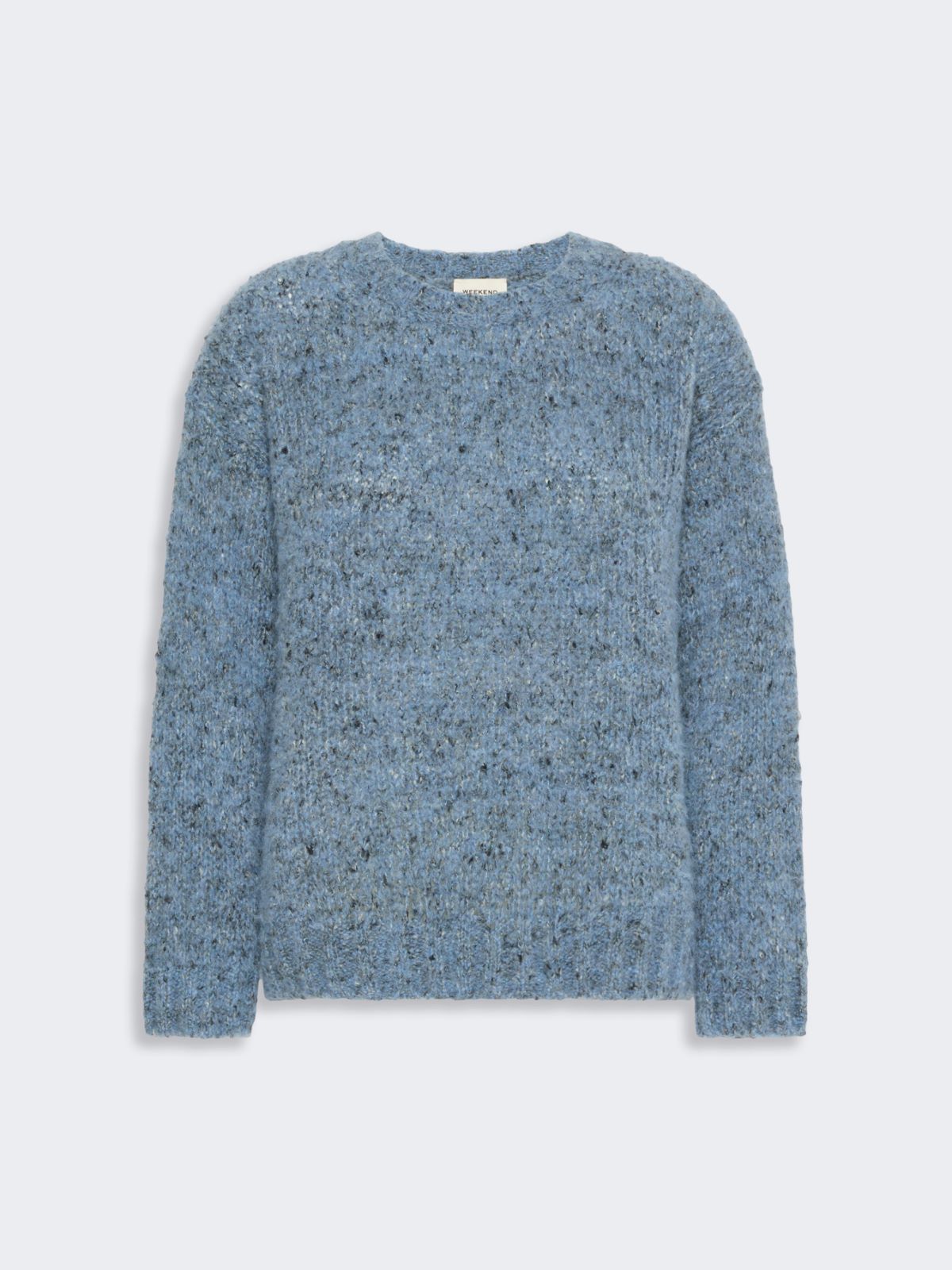 Alpaca, cotton and wool blend sweater - LIGHT BLUE - Max Mara - 6