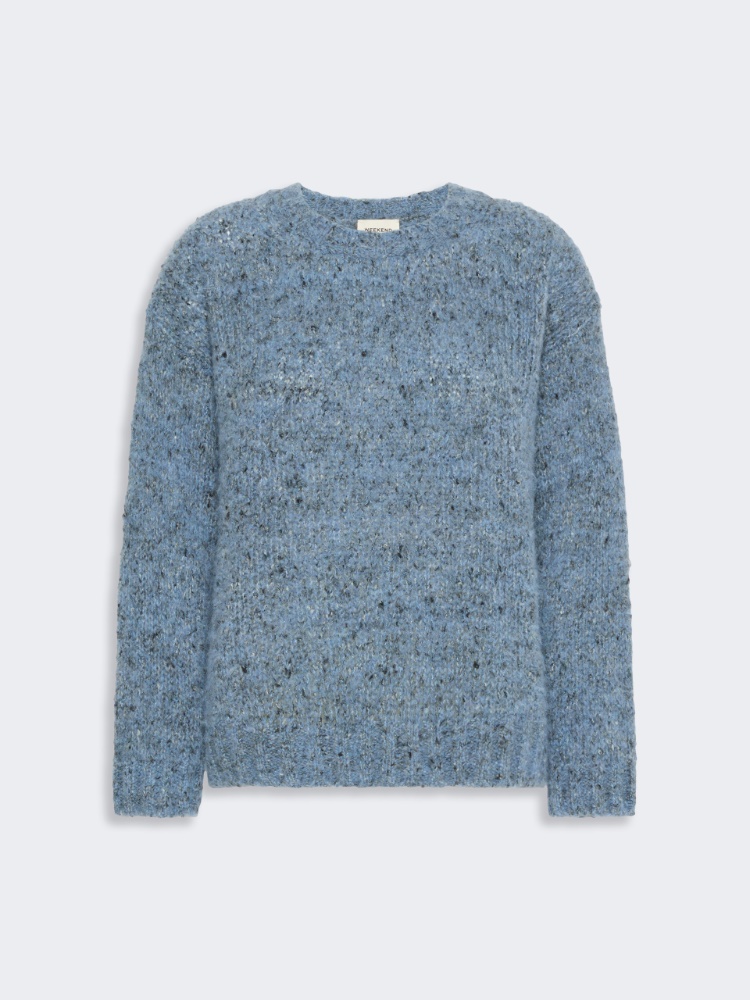 Alpaca, cotton and wool blend sweater - LIGHT BLUE - Max Mara - 6
