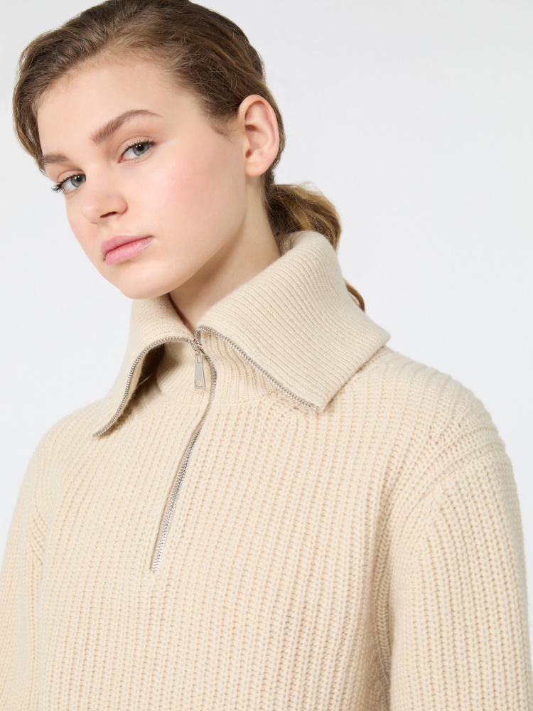 Wełniany golf na zamek - LODOWY - Max Mara - 5
