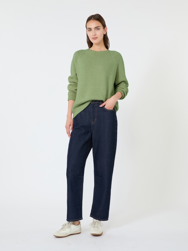 Maglia in alpaca e cotone - VERDE - Max Mara
