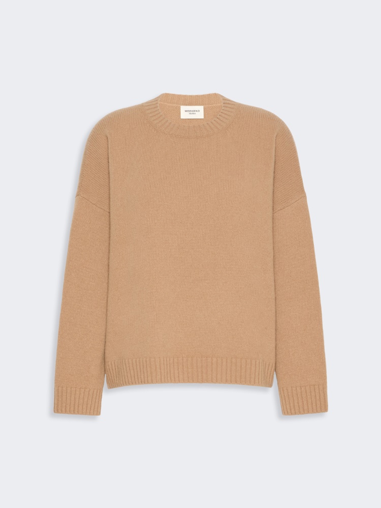 Weiter Pullover aus Wolle - KAMEL - Max Mara - 6