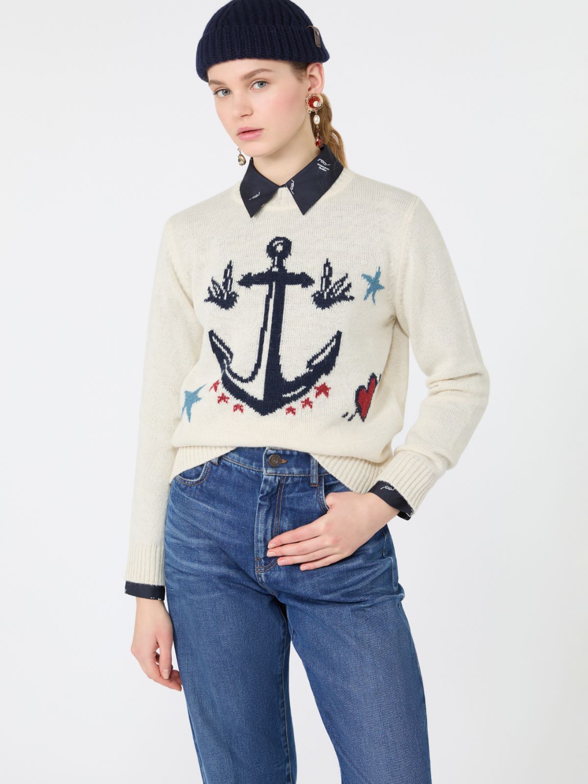 Pullover aus Woll-Alpaka-Mischgewebe - EIS - Max Mara - 4
