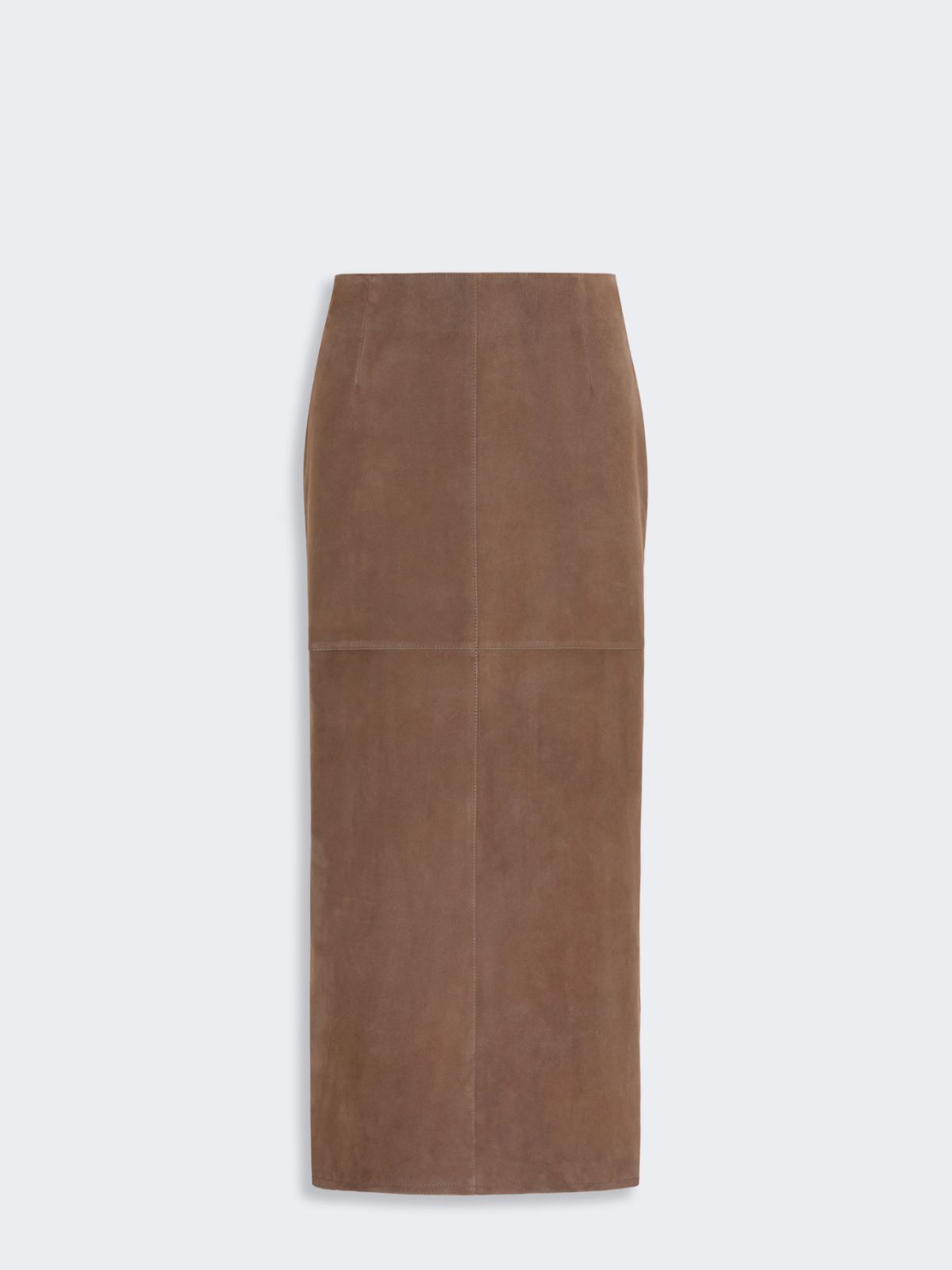 Suede skirt - BROWN - Max Mara - 4