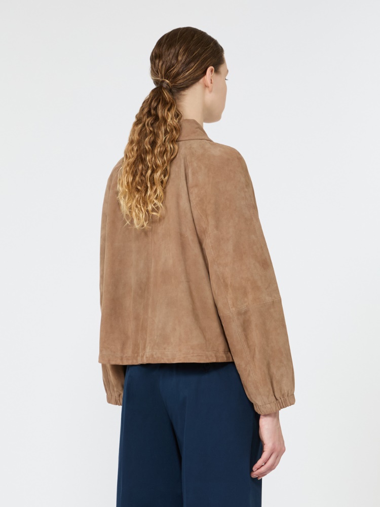 Jacke aus Wildleder - BEIGE - Max Mara - 3