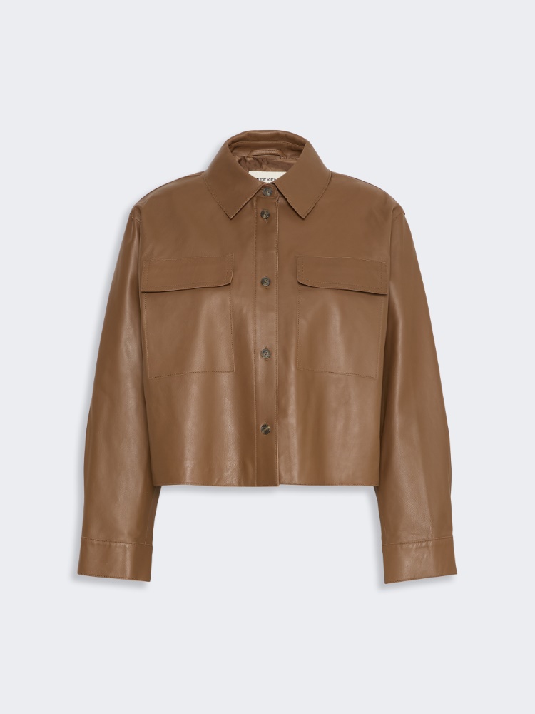 Giacca in nappa - MARRONE