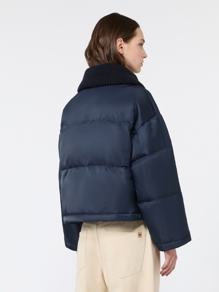 Piumino in twill tecnico antigoccia - BLU - Max Mara - 3