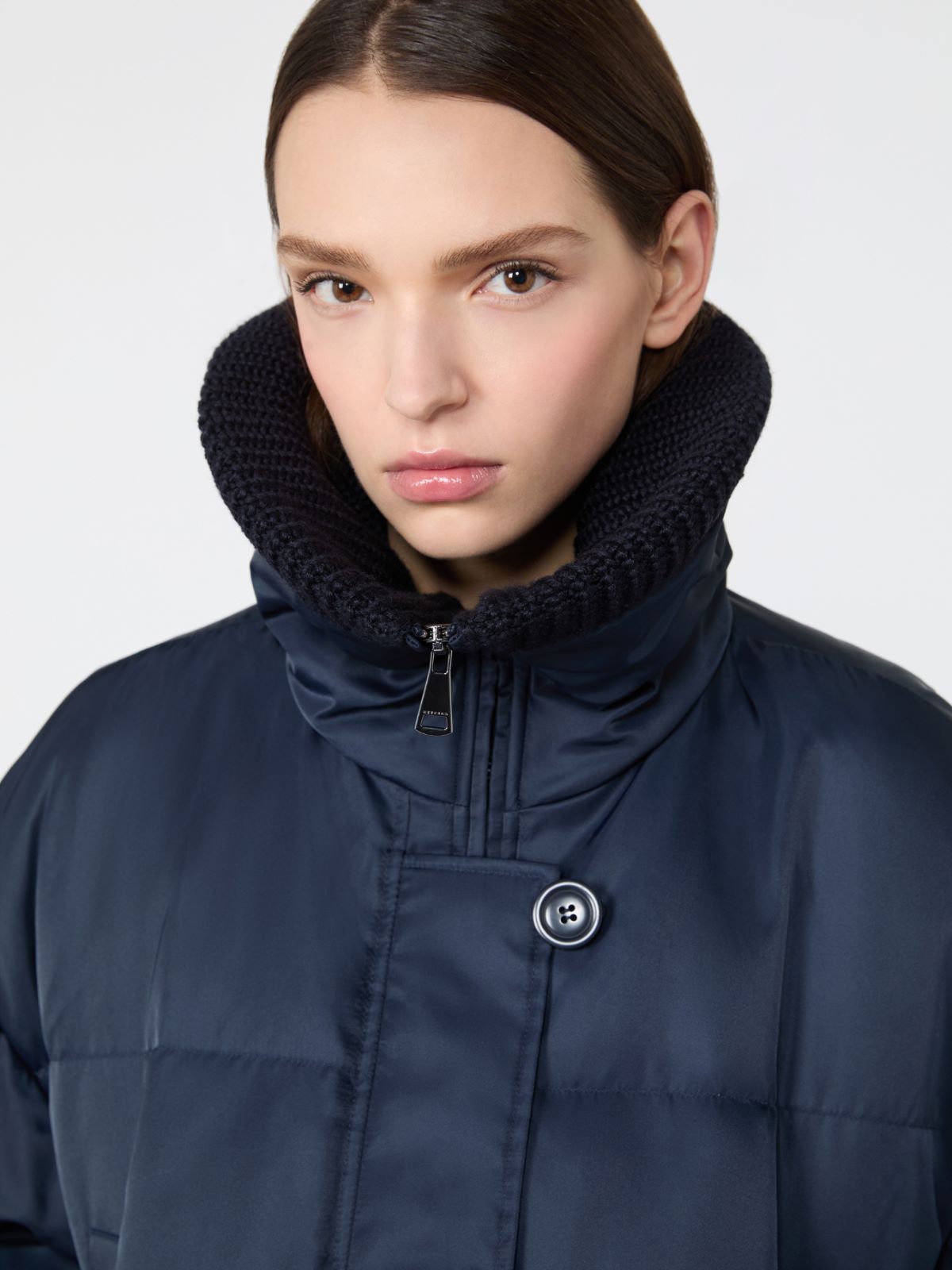 Piumino in twill tecnico antigoccia - BLU - Max Mara - 5