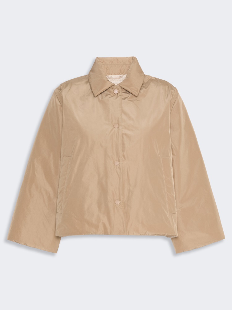 Reversible water-repellent taffeta padded jacket - CAMEL - Max Mara - 5