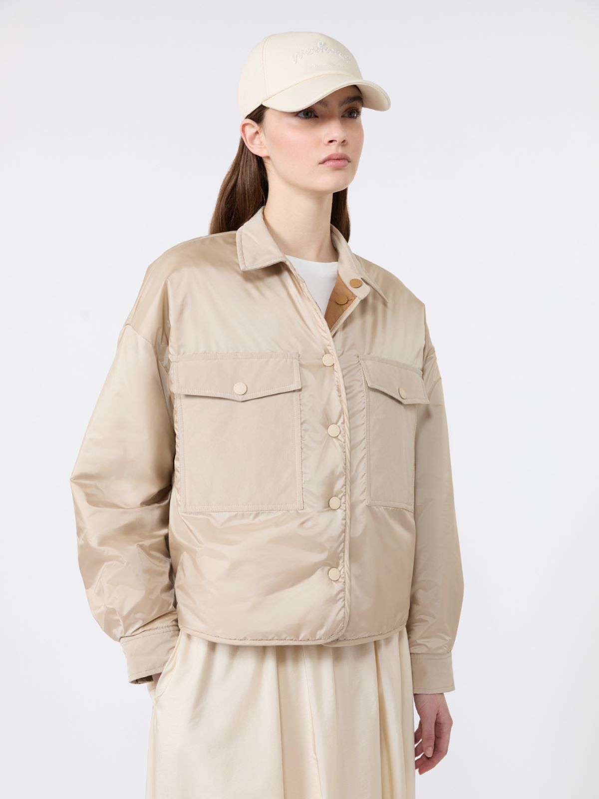 Chaqueta acolchada reversible de tejido impermeable - ARENA - Max Mara - 4