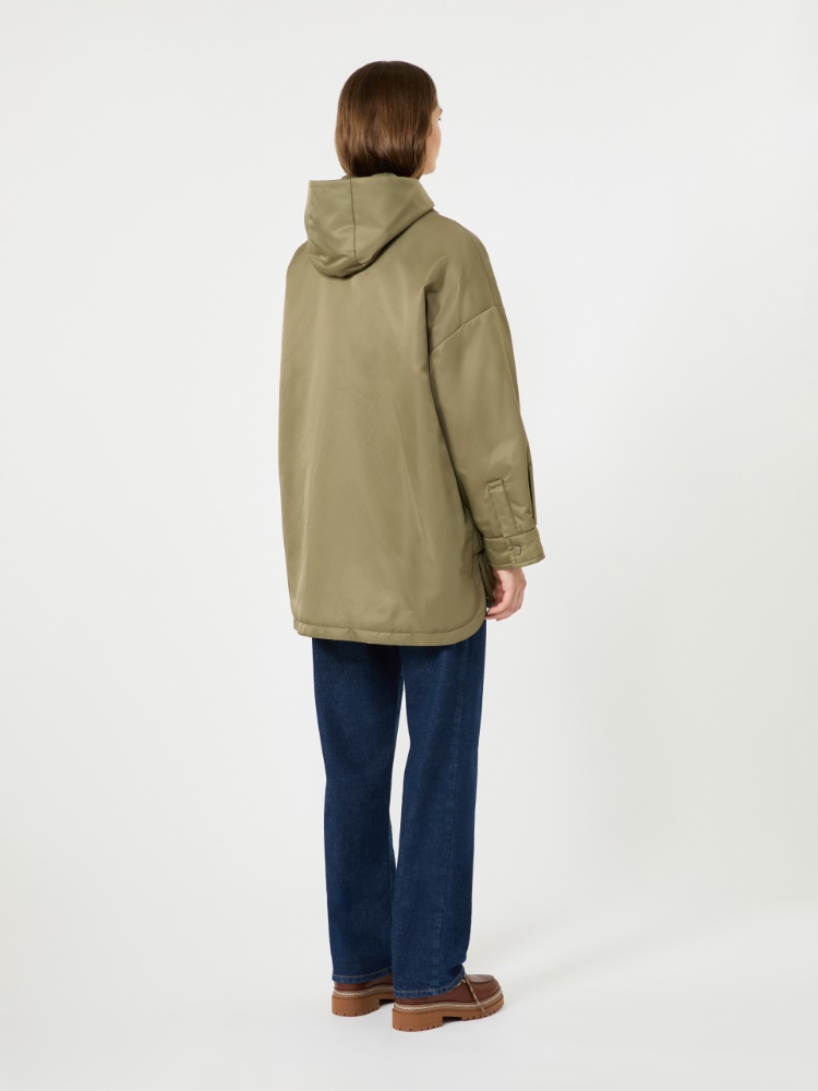 Reversible down jacket in water-repellent twill - KAKI - Max Mara - 3