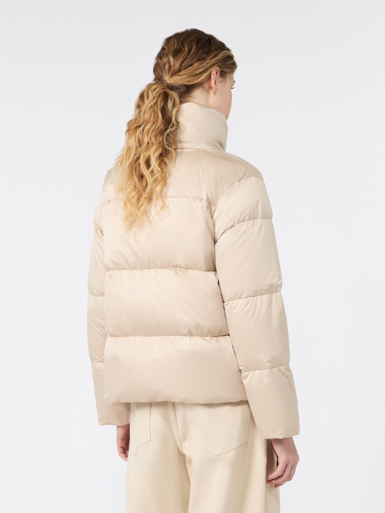 Short down jacket in technical satin - SAND - Max Mara - 3