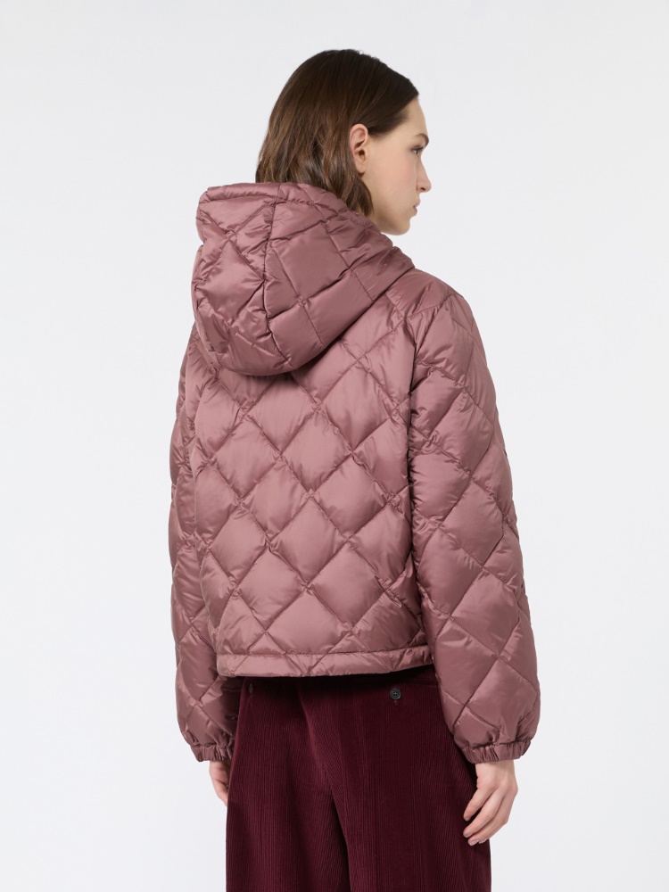 Padded jacket in water-repellent plain-weave fabric - WINE-COLOURED - Max Mara - 3