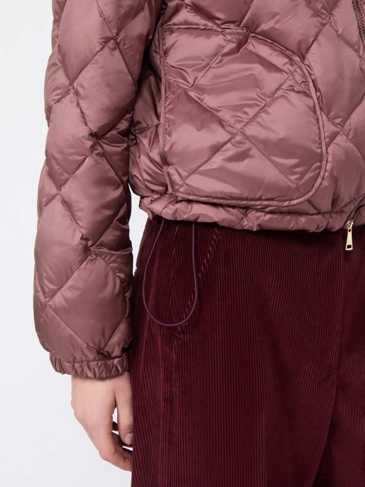 Padded jacket in water-repellent plain-weave fabric - WINE-COLOURED - Max Mara - 5