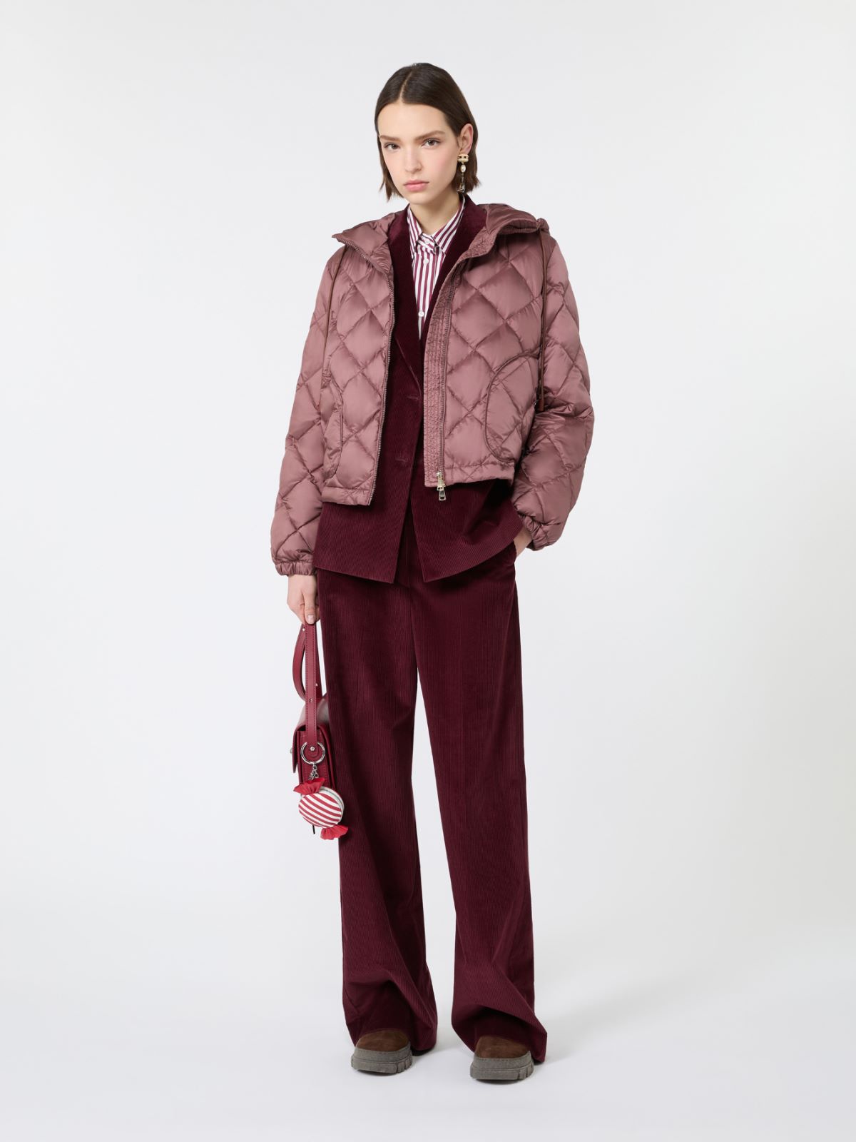 Wattierte Jacke aus wasserabweisendem Gewebe + TREBER - Max Mara