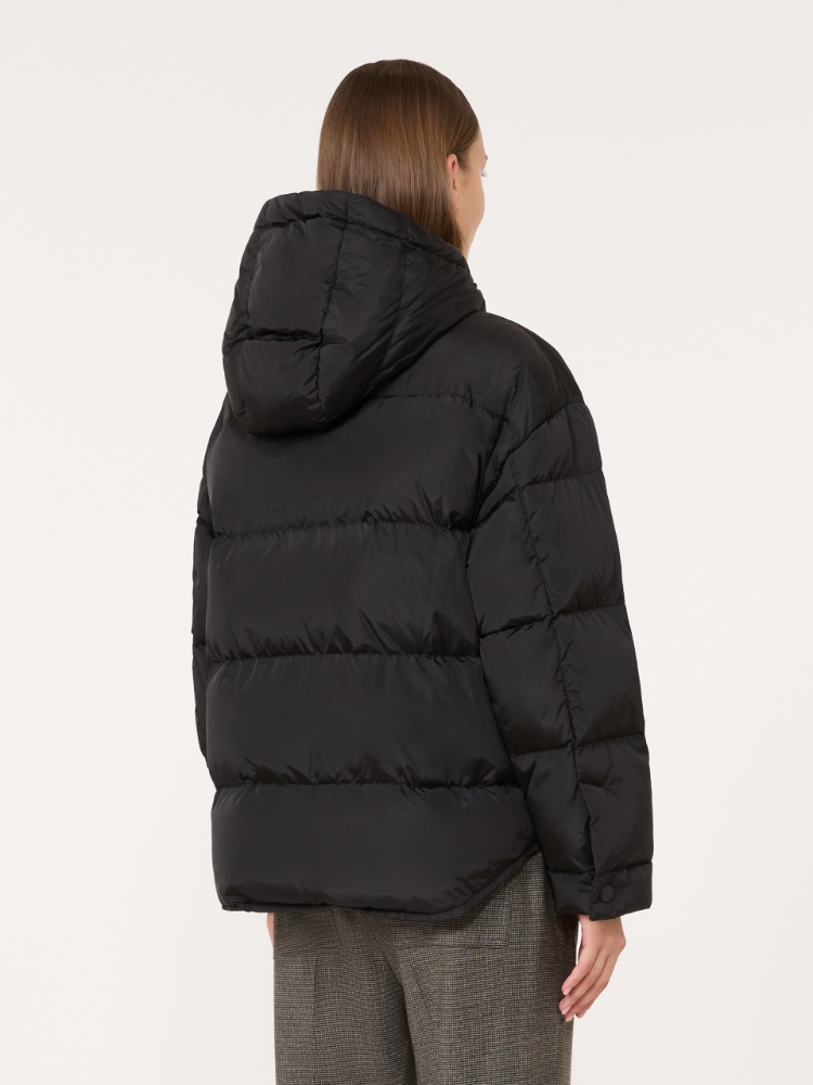 Water-repellent technical taffeta down jacket - BLACK - Max Mara - 3